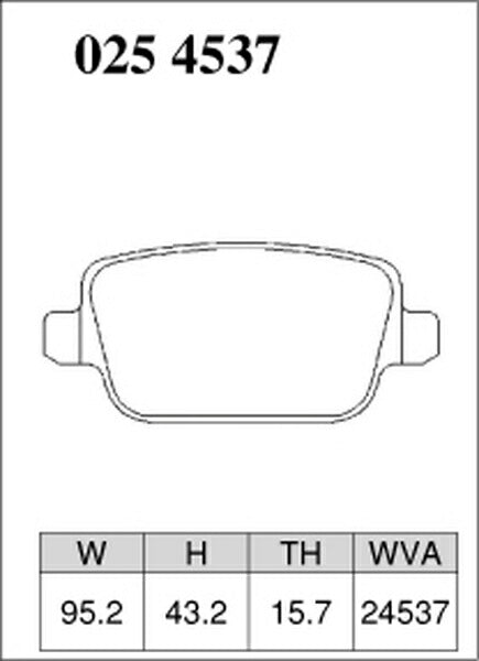 DIXCEL ブレーキパッド Pタイプ LAND ROVER フリーランダー2 LF32 2006/07〜2013/01 リア左右セット 0254537