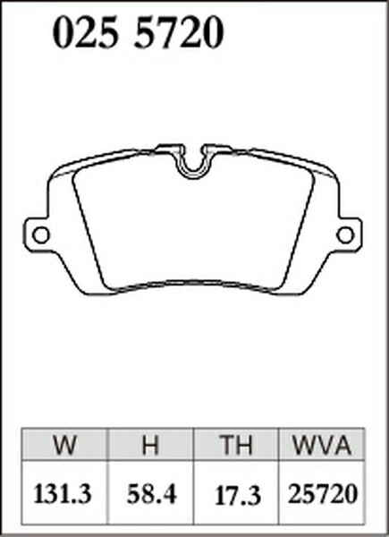 DIXCEL ブレーキパッド Zタイプ LAND ROVER レンジローバー スポーツ LW3KB 2016/12〜2018/05 リア左右セット 0255720