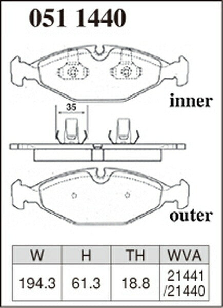 DIXCEL ブレーキパッド Zタイプ JAGUAR XJ12(XJ40) JLS 1993/10〜1994/09 フロント左右セット 0511440
