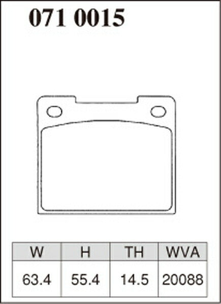 DIXCEL ブレーキパッド Mタイプ VOLVO 240 AB230/AB230W 1979〜1993 リア左右セット 0710015