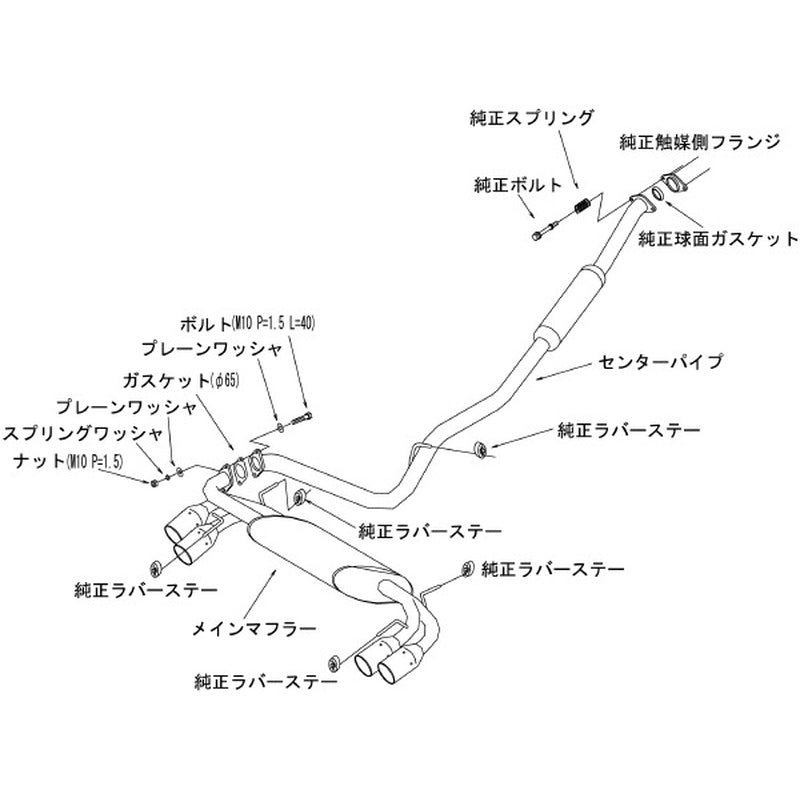 HKS LEGAMAX Premium インプレッサ WRX STI GRF 09/02-14/08 【31021-AF014】 マフラー LEGAMAX Premium エッチケーエス リーガマックスプレミアム