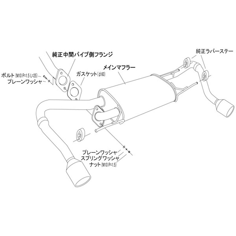 HKS LEGAMAX Premium インプレッサスポーツ GP7 11/11-16/09 【32018-AF013】 マフラー LEGAMAX Premium エッチケーエス リーガマックスプレミアム