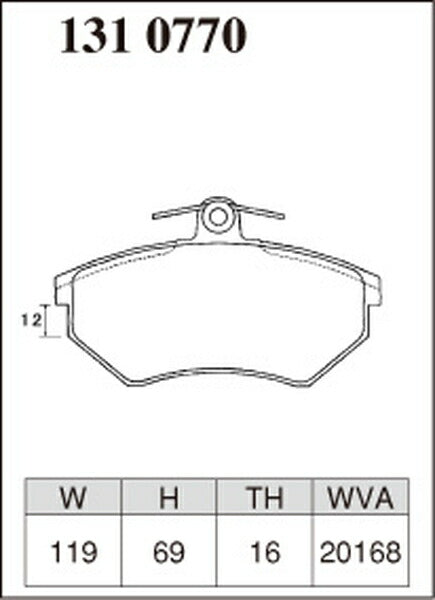 DIXCEL ブレーキパッド REタイプ VOLKSWAGEN パサート(B3/B4) 319A 1990〜1993/10 フロント左右セット 1310770