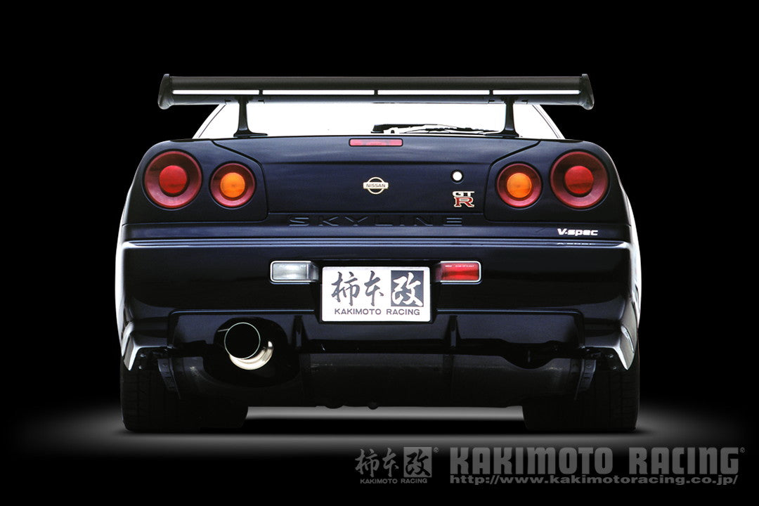 柿本改 HYPER FULLMEGA N1+ Rev. スカイライン GT-R GF-BNR34 1999/1〜2002/8 【N31352】 マフラー カキモト カキモト ハイパーフルメガN1プラス レブ
