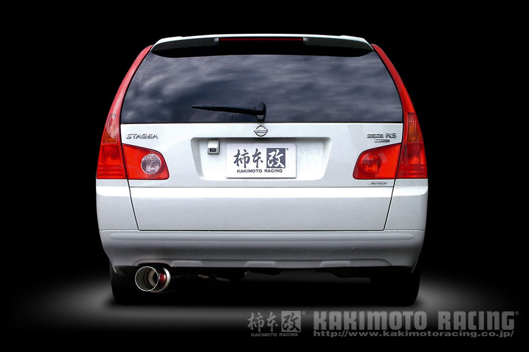 柿本改 HYPER FULLMEGA N1+ Rev. ステージア GH-NM35 2001/10〜2004/8 【N31359】 マフラー カキモト カキモト ハイパーフルメガN1プラス レブ