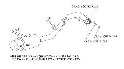 柿本改 hyper GTbox Rev. ティーダ DBA-C11 2004/9〜2010/3 【N41372】 マフラー カキモト カキモト ハイパーGTボックス レブ