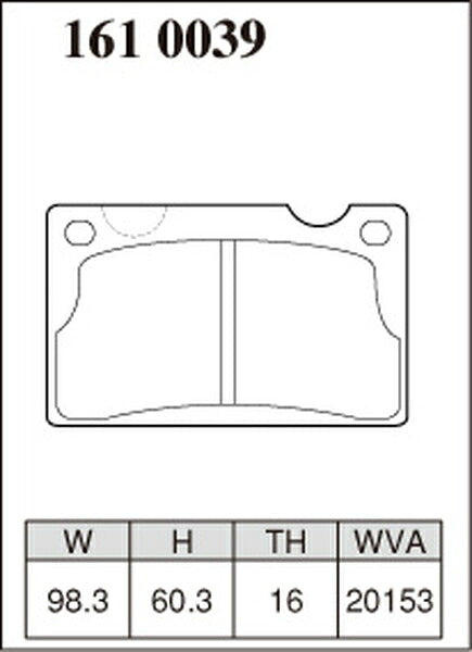 DIXCEL ブレーキパッド Mタイプ VOLVO 240 AB230/AB230W 1979〜1993 フロント左右セット 1610039
