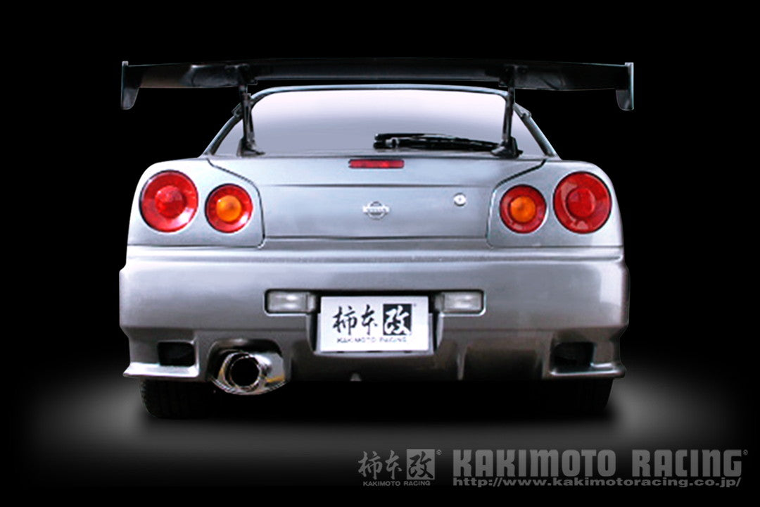 柿本改 Kakimoto.R スカイライン クーペ(2ドア) GF-ER34 1998/5〜2001/6 【NS348】 マフラー カキモト カキモト カキモトR