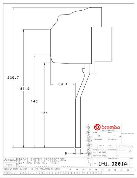 brembo GT-KIT BMW Z4 E85/E86 2006〜2008 1M1.9001A/1M2.9001A
