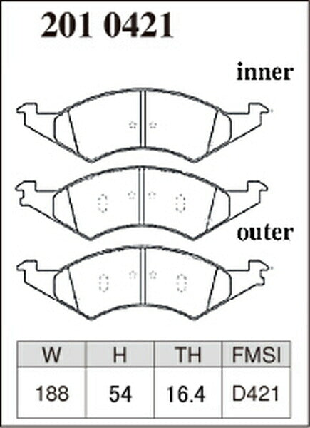 DIXCEL ブレーキパッド Zタイプ FORD トーラス FA5U1/TS301/TS381/FA541 1993 フロント左右セット 2010421
