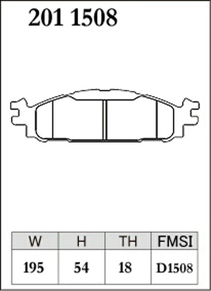 DIXCEL ブレーキパッド Mタイプ FORD エクスプローラー 1FMHK9 2011〜2012 フロント左右セット 2011508