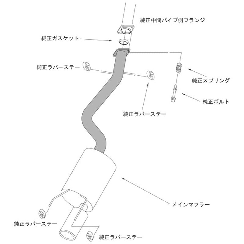 HKS LEGAL アルテッツァ SXE10 98/10-05/08 【3302-ST059】 マフラー LEGAL エッチケーエス リーガル