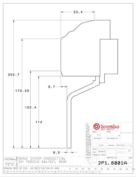brembo GT-KIT PORSCHE 997 2006〜2011 2P1.8001A/2P2.8001A