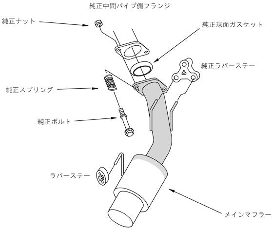 HKS ハイパワー409 ホンダ ゼストスパーク DBA-JE1 2008/12〜 31006-AH006