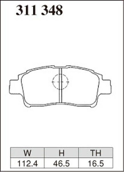 DIXCEL ブレーキパッド R01タイプ トヨタ ヴィッツ SCP10/SCP13 1999/01〜2005/01 フロント左右セット 311348