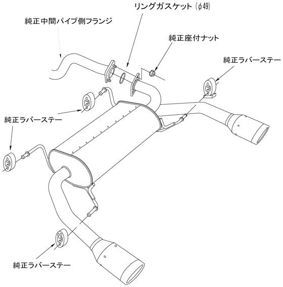 HKS リーガマックスプレミアム スズキ スイフトスポーツ CBA-ZC32S 2011/12〜2016/11 32018-AS004