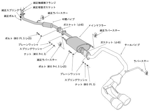 HKS クールスタイルII ホンダ N-ONE DBA-JG1 2014/05〜2020/03 32024-AH008