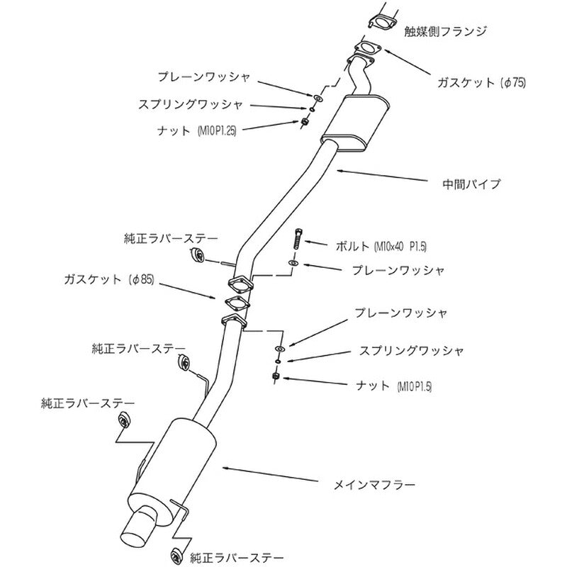 HKS silent Hi-Power スカイラインGT-R BCNR33 95/01-98/12 【31019-AN006】 マフラー silent Hi-Power エッチケーエス サイレントハイパワー