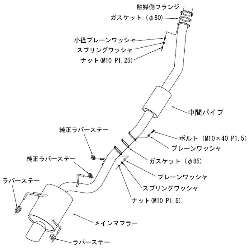 HKS Super Turbo Muffler Ti スカイラインGT-R BNR34 99/01-02/08 【31030-AN004】 マフラー Super Turbo Muffler Ti エッチケーエス スーパーターボマフラー Ti