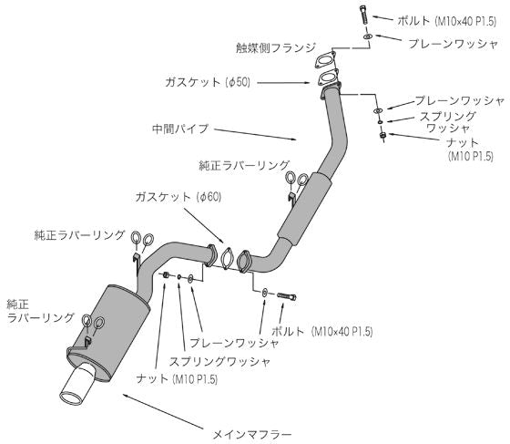 HKS リーガル トヨタ カローラレビン E-AE86 1983/05〜1987/04 3302-ST029