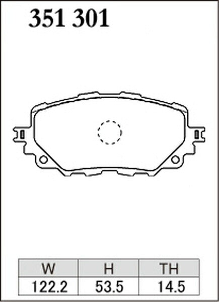 DIXCEL ブレーキパッド ESタイプ マツダ ロードスター/ユーノスロードスター ND5RC 2015/05〜 フロント左右セット 351301