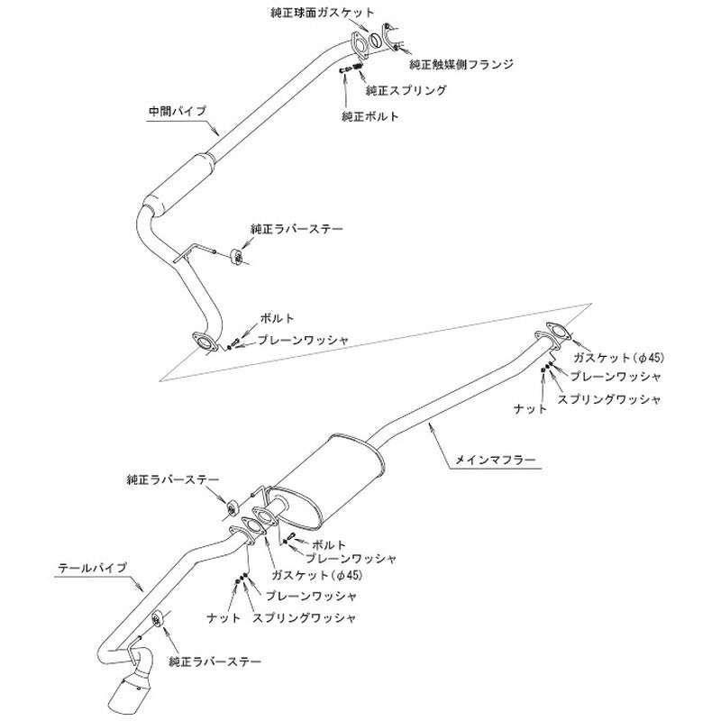 HKS LEGAL N-VAN JJ1 18/07- 【32008-AH008】 マフラー LEGAL エッチケーエス リーガル