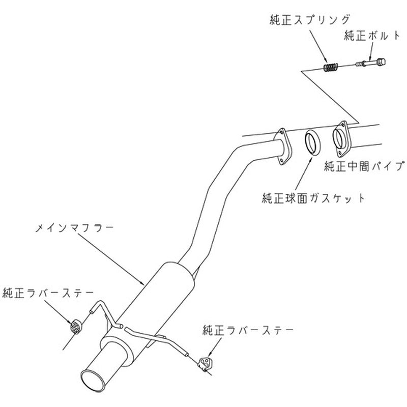HKS silent Hi-Power フィット GK5 13/09-20/01 【32016-AH031】 マフラー silent Hi-Power エッチケーエス サイレントハイパワー