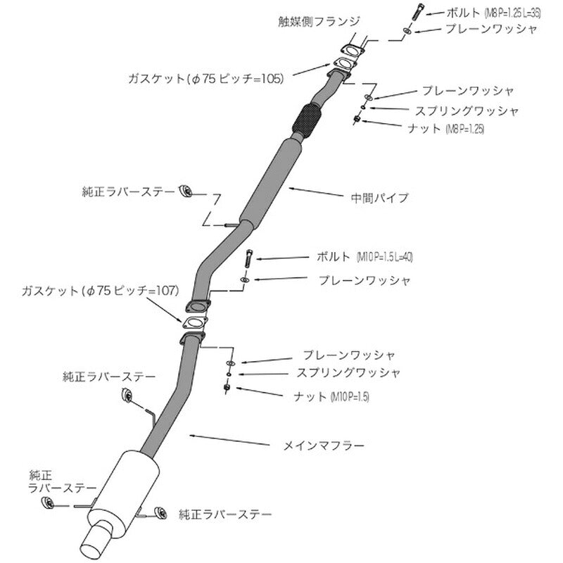 HKS Hi-Power409 インプレッサ GC8 92/11-99/08 【31006-AF009】 マフラー Hi-Power409 エッチケーエス ハイパワー409