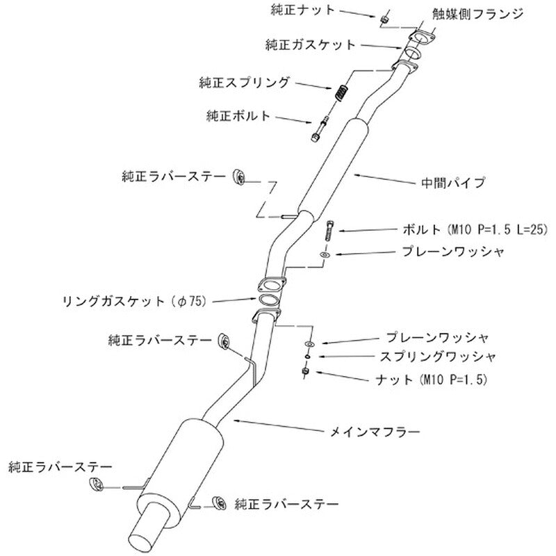 HKS silent Hi-Power インプレッサ WRX STI GDB 04/06-07/06 【31019-AF015】 マフラー silent Hi-Power エッチケーエス サイレントハイパワー