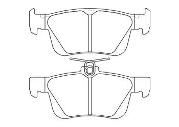 ENDLESS ブレーキパッド CCRg プレリュード BF1 R7.9〜 【EP524CRG2】 リア左右セット
