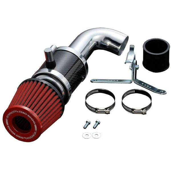 ZERO1000 零1000 パワーチャンバー for K-car (レッド)　アルト ラパン　HE21S　K6A (NA)　2002/9～2004/3 (106-KS002 ZERO-1000⁄商品詳細 POWER CHAMBER for K-Car