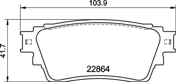 brembo BLACK PAD ミツビシ デリカD:5 CV1W 2019/01〜 リア左右セット P54 063