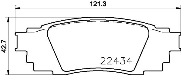 brembo BLACK PAD ダイハツ アルティス AXVH70N 2017/07〜 リア左右セット P83 160