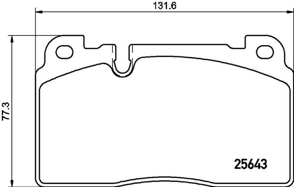 brembo BLACK PAD AUDI Q5 8RCNCF 2013/07〜2017/10 フロント左右セット P85 133