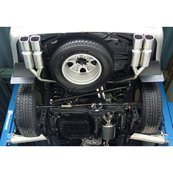 GANADOR 4WD Vertex SUS ランドクルーザー100ディーゼル KG-HDJ101K KR-HDJ101K 【GD-101】 マフラー ガナドール 4WD バーテックス SUS