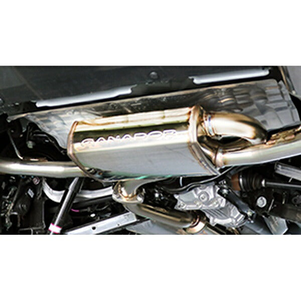 GANADOR Vertex 4WD/SUV エクストレイル 5BA/DBA-NT32 H25.12〜R4.7 【GVE-047BL】 マフラー ガナドール バーテックス 4WD/SUV