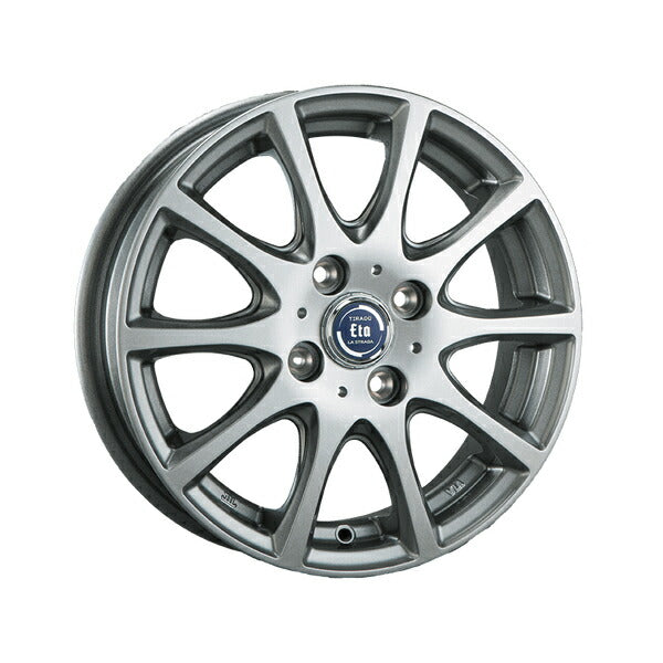 LA STRADA(阿部商会) TIRADO ETA 【15×5.5J 4-100 INSET43】 トヨタ ポルテ P141/P145 2012/07〜2021/12 LETA555C43HST