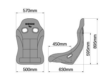 BRIDE ZIEG IV WIDE 汎用品 HC1GSC