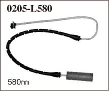 DIXCEL ブレーキパッドセンサー アルピナ Z8 ロードスターV8 E52 GF51 02〜05 【0205-L580】 フロント用1個