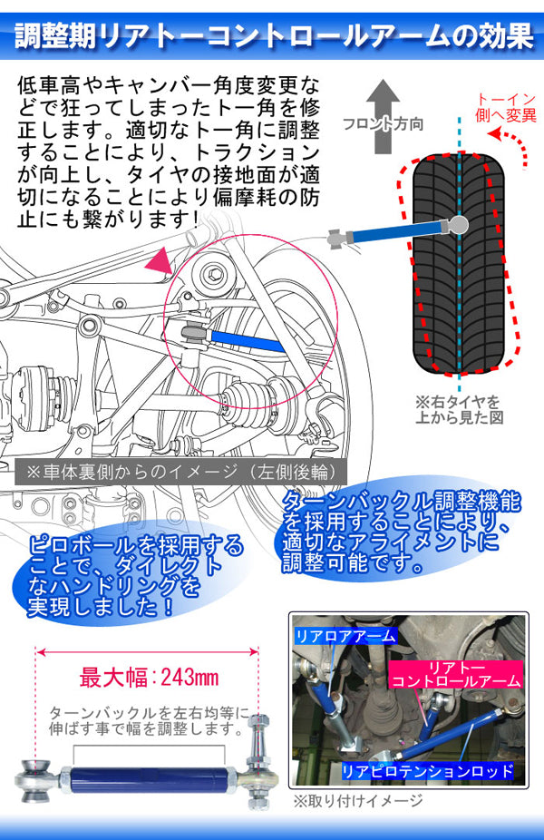 KTS トーコントロールアーム トヨタ マークII/チェイサー/クレスタ JZX90/JZX100 – KTS オンラインショップ