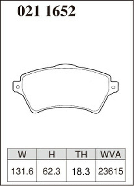 DIXCEL ブレーキパッド ESタイプ LAND ROVER フリーランダー LN25 2001/02〜2006 フロント左右セット 0211652