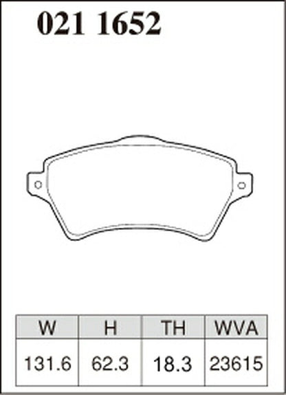 DIXCEL ブレーキパッド Pタイプ LAND ROVER フリーランダー LN25 2001/02〜2006 フロント左右セット 0211652