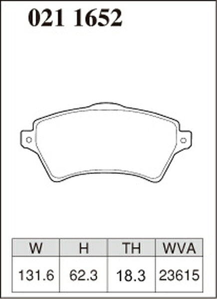 DIXCEL ブレーキパッド Zタイプ LAND ROVER フリーランダー LN25 2001/02〜2006 フロント左右セット 0211652