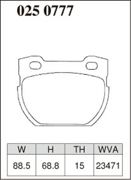 DIXCEL ブレーキパッド ESタイプ LAND ROVER ディフェンダー 110/130 LD25 1987〜 リア左右セット 0250777