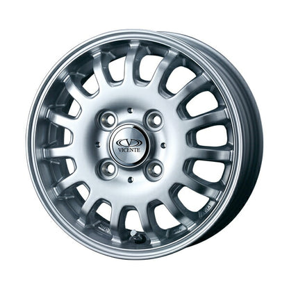 weds VICENTE/04 EV 【13×4.5B 4-100 INSET50】 マツダ スクラムワゴン DG17W 0035663