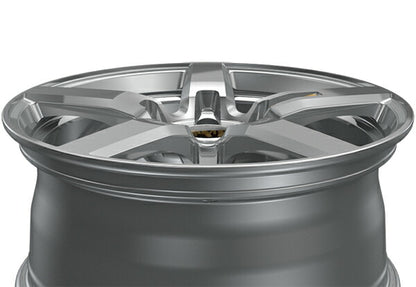 MID(マルカサービス) RMP/050F 【18×8J 5-114 INSET42 セミグロスガンメタ】 レクサス RC 10系 2014/10〜