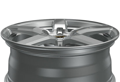 MID(マルカサービス) RMP/050F 【20×8.5J 5-114 INSET45 セミグロスガンメタ】 トヨタ クラウン 210系 2012/12〜