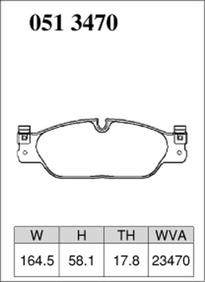 ディクセル Zタイプ フロント左右セット ブレーキパッド Sタイプ J01HC/J01HD 0513470 DIXCEL ブレーキパット