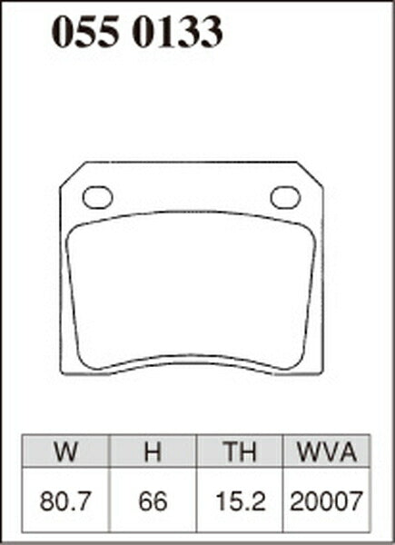 DIXCEL ブレーキパッド Mタイプ ASTON MARTIN DB7 AM7/AMC7 1995〜2003 リア左右セット 0550133