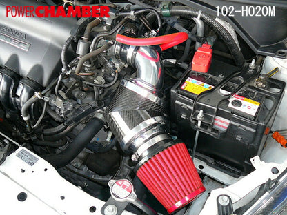 零1000 パワーチャンバー TYPE-2(カーボンタイプ) ホンダ フィット CBA-GD3/CBA-GD4/DBA-GD3/DBA-GD4 2004/06〜2007/10 102-H020M/102-H020MB